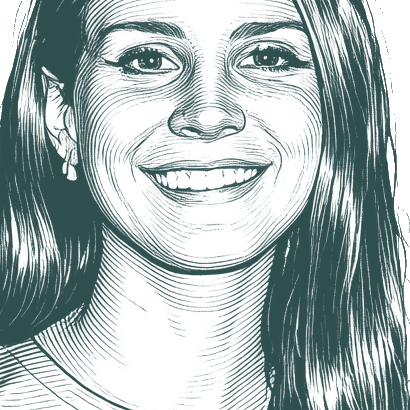Engraved portrait of Lana Del Rey