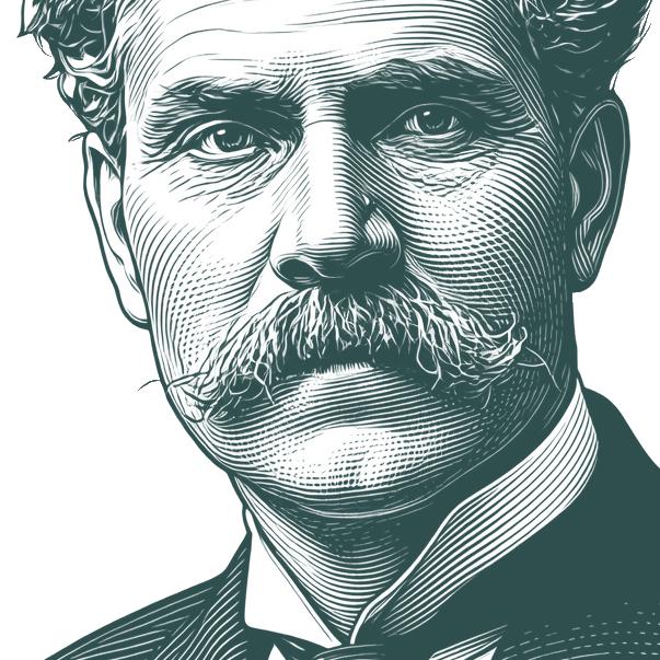 Engraved portrait of Ramsay MacDonald