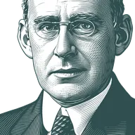Engraved portrait of Arthur Eddington, facing left