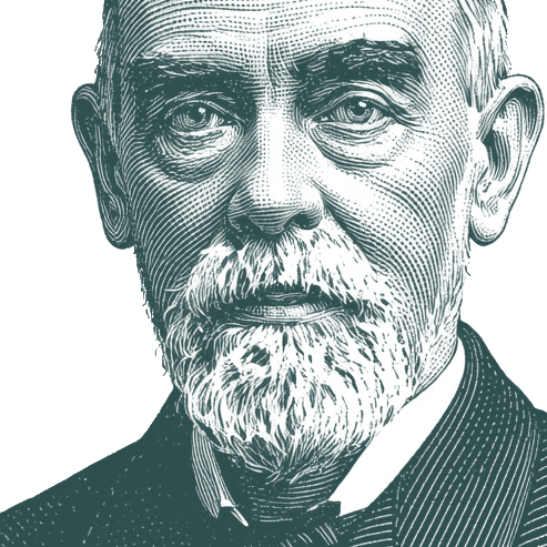 Engraved portrait of Samuel Butler, facing left