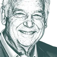 Engraved portrait of Jack Canfield