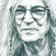 Engraved portrait of Patti Smith