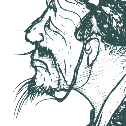 Engraved portrait of Confucius