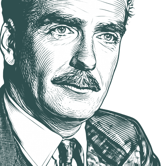 Engraved portrait of Anthony Eden, facing right
