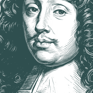Engraved portrait of François de La Rochefoucauld, facing left