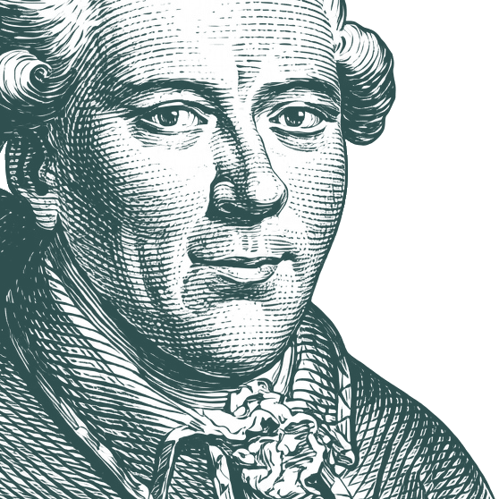 Engraved portrait of Georg Christoph Lichtenberg, facing right