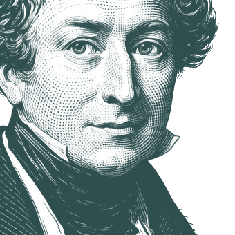 Engraved portrait of Robert Peel, facing right