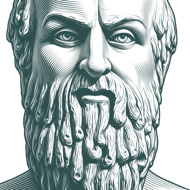 Engraved portrait of Aeschylus