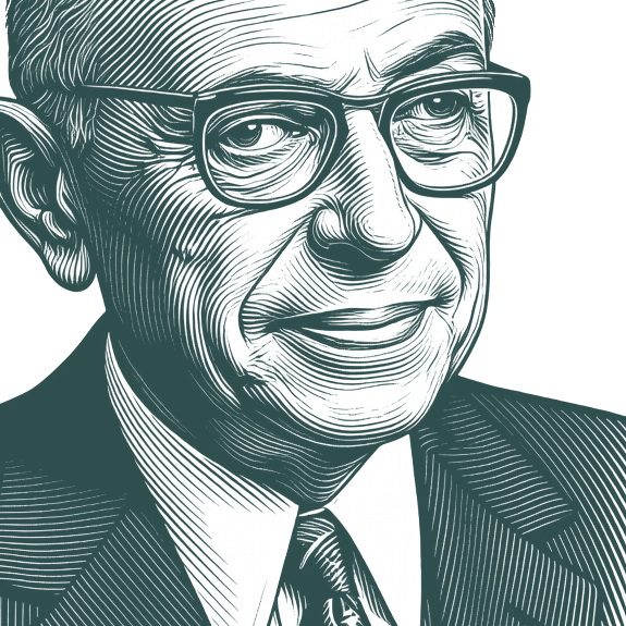 Engraved portrait of Jean-Paul Sartre, facing right