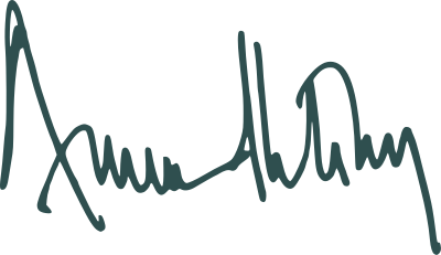 Signature of Arundhati Roy