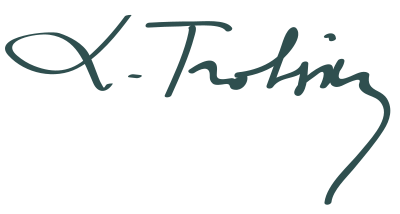 Signature of Leon Trotsky