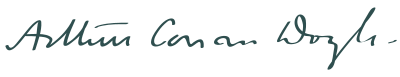 Signature of Arthur Conan Doyle