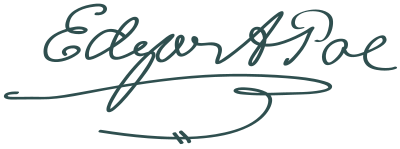 Signature of Edgar Allan Poe