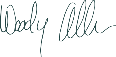 Signature of Woody Allen