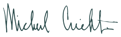Signature of Michael Crichton