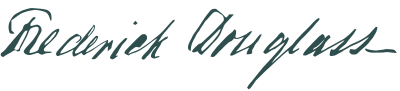 Signature of Frederick Douglass