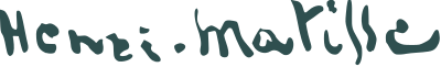 Signature of Henri Matisse