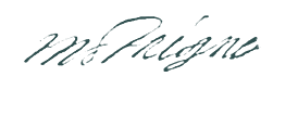 Signature of Michel de Montaigne