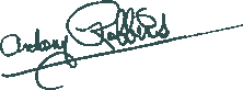 Signature of Tony Robbins