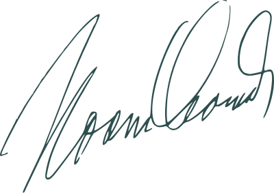 Signature of Noam Chomsky
