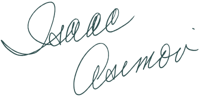 Signature of Isaac Asimov