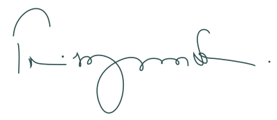 Signature of Toni Morrison