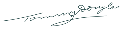 Signature of Tommy Douglas