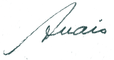 Signature of Anaïs Nin