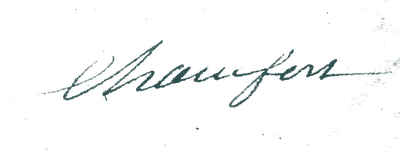 Signature of Nicolas Chamfort