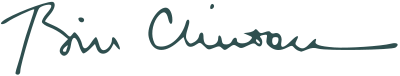 Signature of Bill Clinton