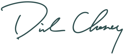Signature of Dick Cheney