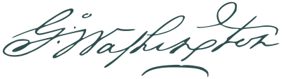 Signature of George Washington