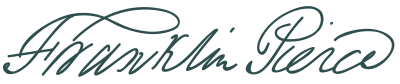 Signature of Franklin Pierce