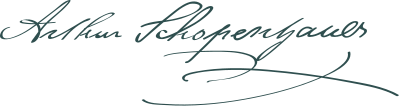 Signature of Arthur Schopenhauer