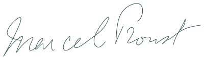 Signature of Marcel Proust